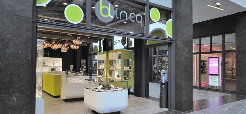 Blinq, Ladenbau Schmuck - 