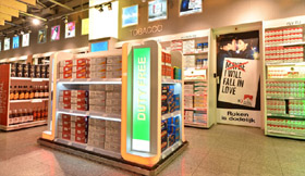 Shop Fly, Ladenbau Flughafen Eindhoven Airport - Food