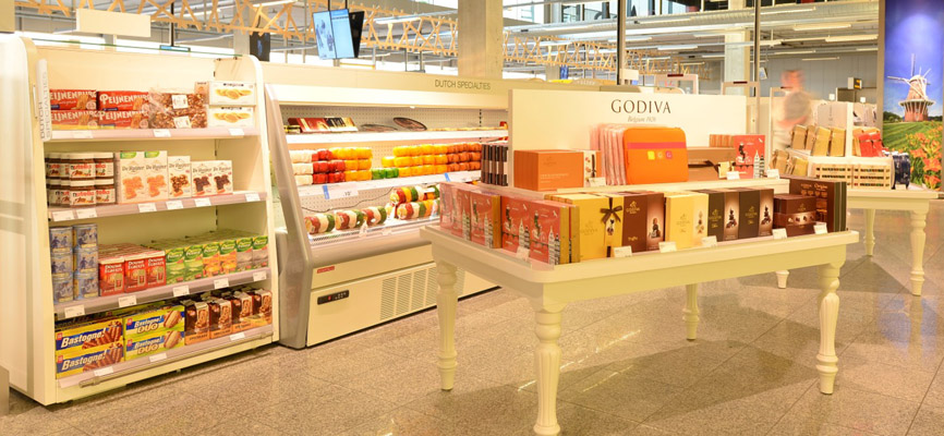 Shop Fly, Ladenbau Flughafen Eindhoven Airport - Food