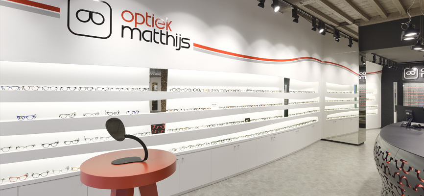 Matthijs Optik | Gent (BE): Einzigartige Einrichtung und Ladenbau Optik – - 