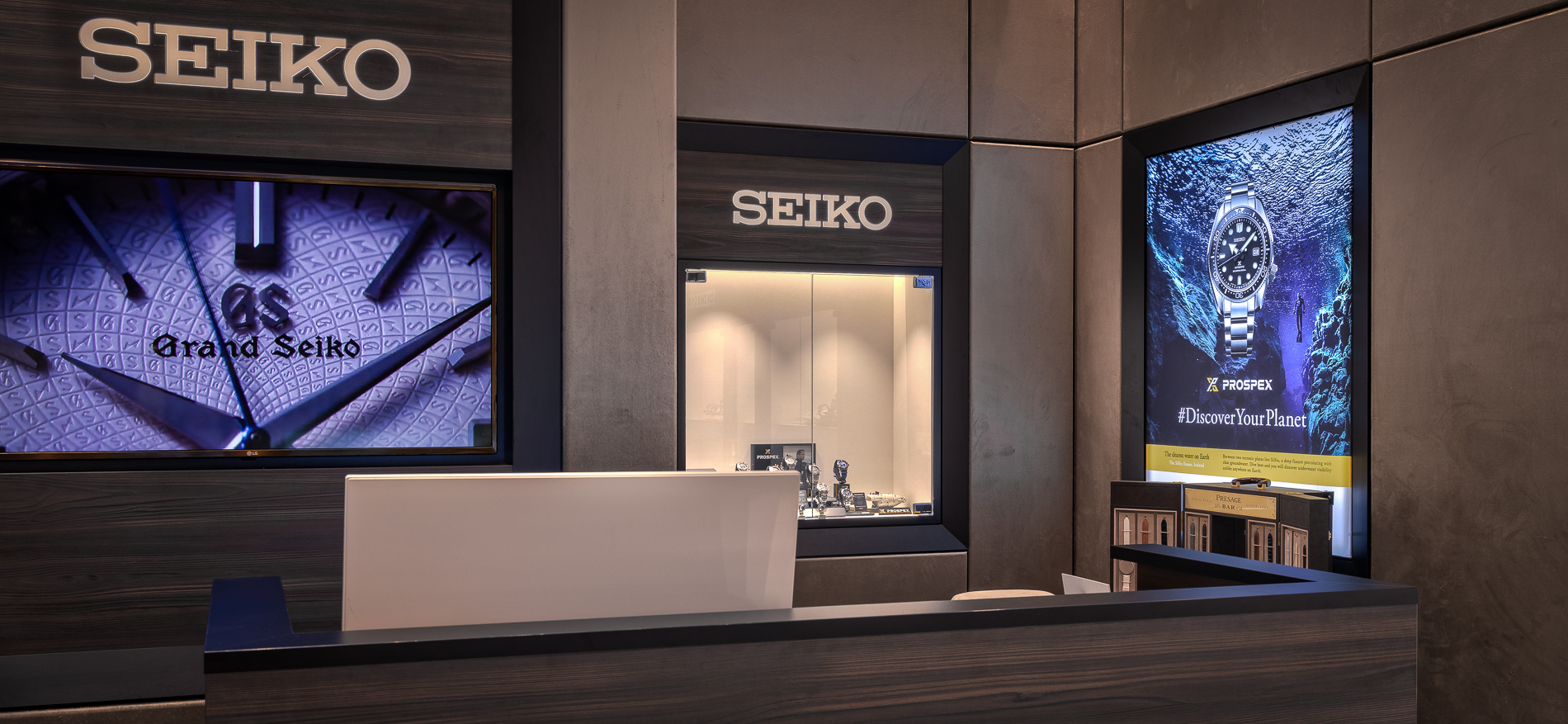 Seiko Boutique | Shop-Konzept - Schmuck