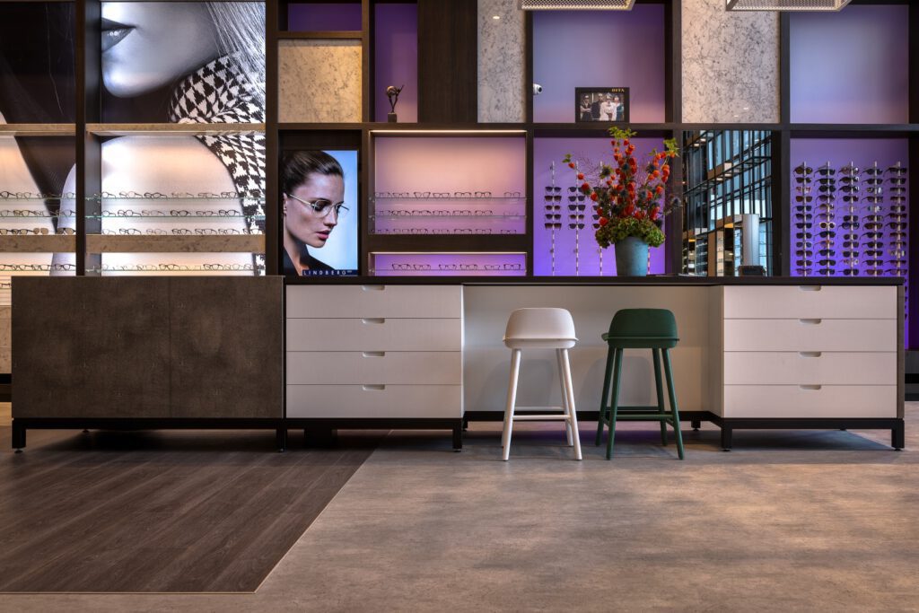 Ladeneinrichtung Groenhof Optik | Design + Erlebnis - Optik