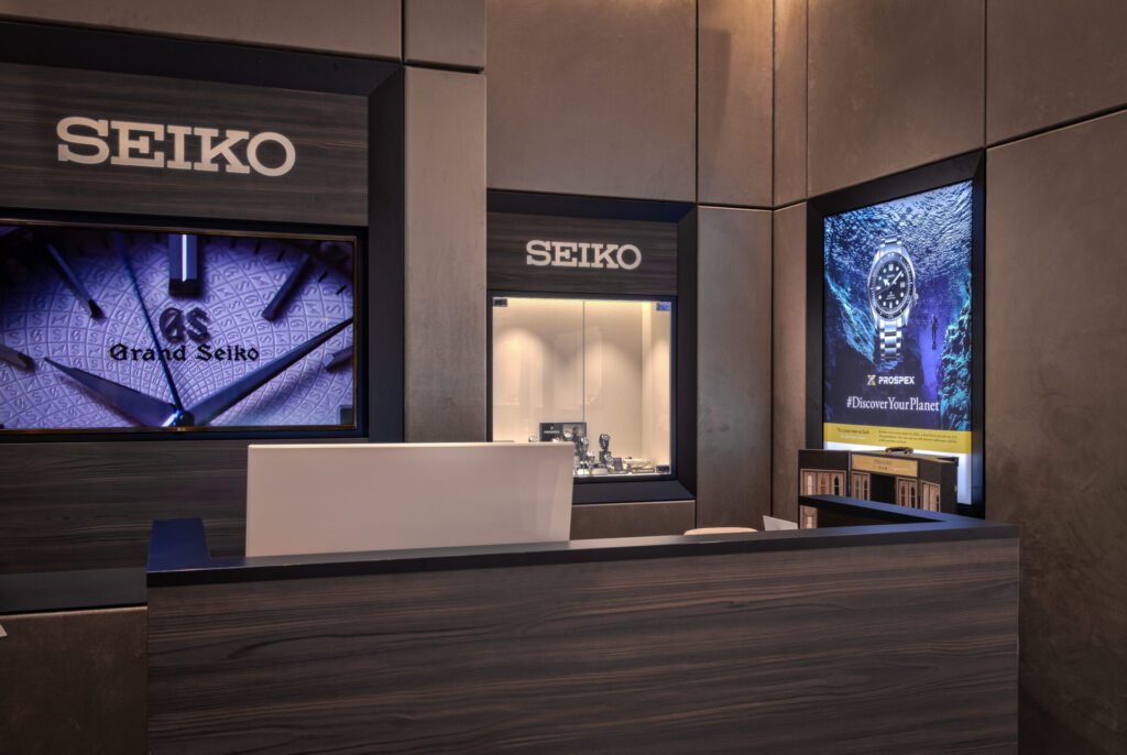 Seiko Boutique | Shop-Konzept - Schmuck