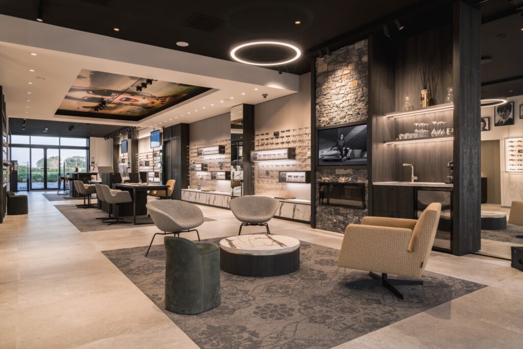 Optique design magasin nandrin agencement optic optiek interieurontwerp inrichting WSB Ladenbau