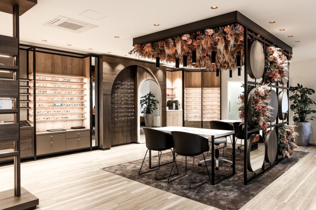 Optiek ontwerp interieur Gerber Optik